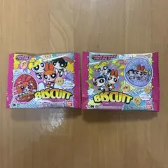 パワーパフガールズ ビスケット 未開封　ビスケット 付き　2個