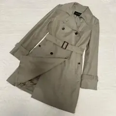 《INDIVI インディヴィ》ライナー付 トレンチコート ベージュ S