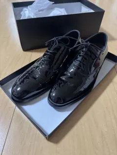 TREAT Gentleman エナメルドレスシューズブラック26.5〜27cm TREAT Gentleman エナメル ドレスシューズ ブラック - メルカリ