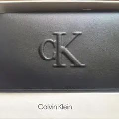 Calvin Klein カルバンクライン CKロゴ 財布 三つ折り ブラック