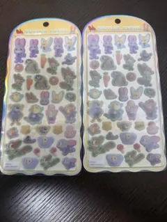 ズートピア シール コットンパフィーシール　ディズニー　ぷっくり　正規品