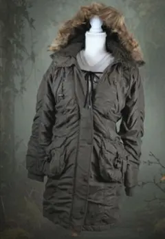 鬼ファー シャーリングy2k フェアリーグランジモッズコート平成ギャル ギミック