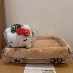【非売品】ヤマト運輸 ハローキティ ペット用ダンボール型クッション ぬいぐるみのサムネイル