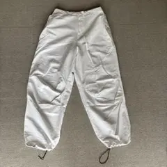 TICCA ティッカ ホワイト カーゴパンツ ドローストリング 白 ワーク