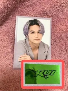 与那嶺瑠唯 フォトカード 銀テープ個人切り離し