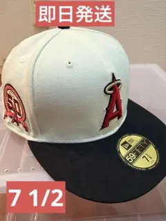 New Era 59FIFTY ロサンゼルス・エンゼルス キャップ 7 1/8 - メルカリ