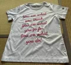 Champion メッセージプリント Tシャツ L ホワイト