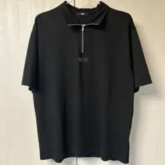 【極美品】HARE 半袖ハーフジップ ブラック Fサイズのサムネイル