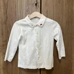 ファミリア　familiar　90 長袖　白　車