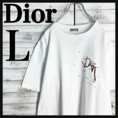 【美品・Lサイズ】Dior × カクタスジャック　22AW 刺繍ロゴ tシャツ白のサムネイル