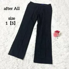 アフターオール ウールパンツ スラックス　センタープレス 小さいサイズ オフィス