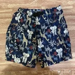 petit main 動物柄 水着　110㎝　ネイビー