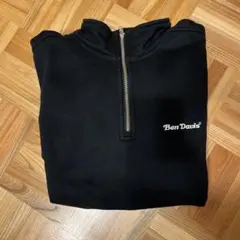 Ben Davis ブラック ハーフジップ スウェット