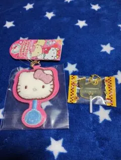 ハローキティチョコレート型キーホルダー　ポムポムプリン飴型キーホルダー