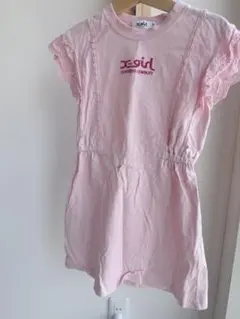 x-girl ピンク ワンピース 110