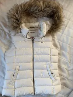 HILFIGER DENIM フード付きダウンベスト Lサイズ