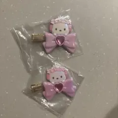 サンリオ シークレット前髪クリップ（さくら） ポチャッコ　2つセット