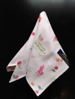 新品 POLO ラルフローレン ガーゼハンカチ