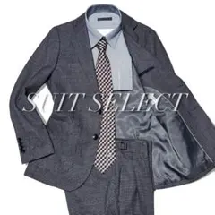 【美品】SUIT SELECT スーツセットアップ 千鳥格子柄 A4
