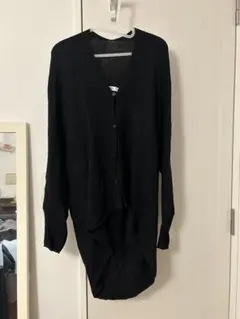 ロングカーディガン　ブラック　ZARA