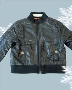 TOMMY HILFIGER キッズ リバーシブルジャケット 90サイズ 黒
