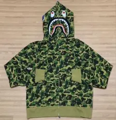 激レア APE abc camo Blue シャークパーカー M パーカー - メルカリ