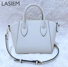 【杏仁豆腐様専用】未使用品♪ LASIEM レザー2way ショルダーバッグのサムネイル