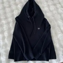 FRED PERRY ブラック フード付きパーカー サイズ10 フレッドペリー