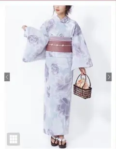 GRL 蓮の花柄浴衣セット［gi1318］