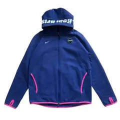 稀少 FCRB ジップフーディー ネイビー 銀 Bristol Nike ナイキ - メルカリ