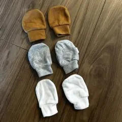 【まとめ買い無料】ベビー用コットンミトン6点セット