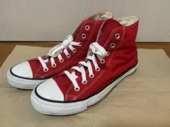 Converse オールスター　ハイカット　レッド　26.5センチ