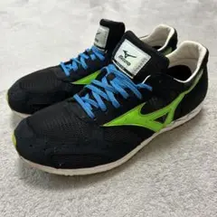 Mizuno ミズノ　ランニングシューズ　マラソンシューズ ブラック/グリーン