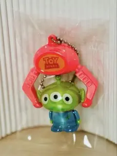 トイストーリー リトルグリーンメン UFOキャッチャー メタリック調キーホルダー
