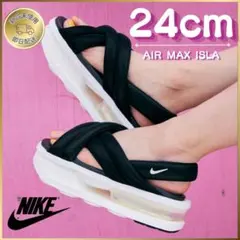 新品】24cm NIKE エアマックス アイラ サンダル ブラック/セイル