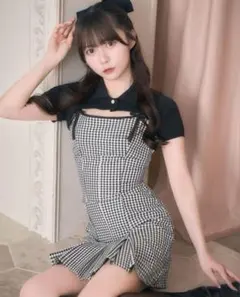 ミシェルマカロン モノグラムシャツセットキャミワンピース - メルカリ