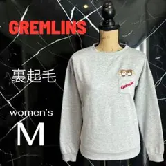 【GREMLINS】グレムリンプリントスウェットシャツ　裏起毛　胸ポケ　グレーのサムネイル