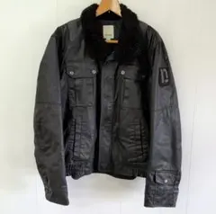 DIESEL ディーゼル　ボアジャケット XL コーティング加工　キルティング