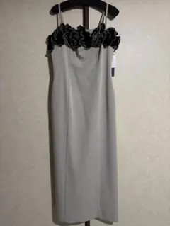 LAGUNAMOON コサージュキャミワンピース　ベージュ