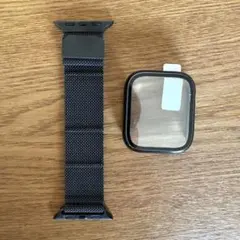 Apple Watch ミラネーゼループ　非純正 ブラック　44mm