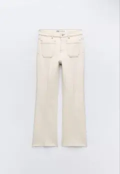 【ZARA】ハイウエストミニフレアパンツ