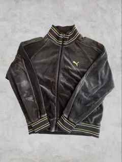 Puma プーマ　ベロア　トラックジャケット　ブラウン
