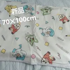 新品　ポケモン　ひざ掛け　毛布　ブランケット　ピカチュウ　ボア　ベビー毛布