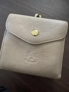 イルビゾンテ　二つ折り財布　グレージュ　美品