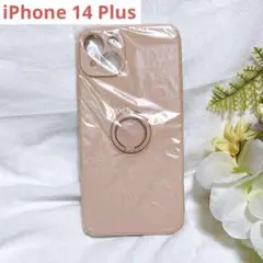 ✅iPhone 14 Plus ケース リング付き シリコン スタンド機能