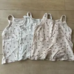 チェリー柄タンクトップ3枚セット 90cm