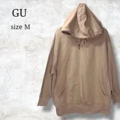 【ジーユー】フード付きパーカー　プルオーバー　無地　シンプル　人気
