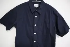 BEAMS 半袖シャツ ネイビー M メンズのサムネイル