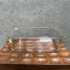 パイレックス　PYREX 耐熱ガラス　ローフディッシュ　iwaki 25cm