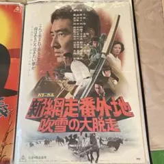 B2版映画ポスター 新網走番外地 吹雪の大脱走 東映 B2版映画ポスター 新網走番外地 吹雪の大脱走 東映 - メルカリ
